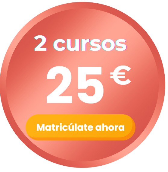 Pack 2 cursos por 25€