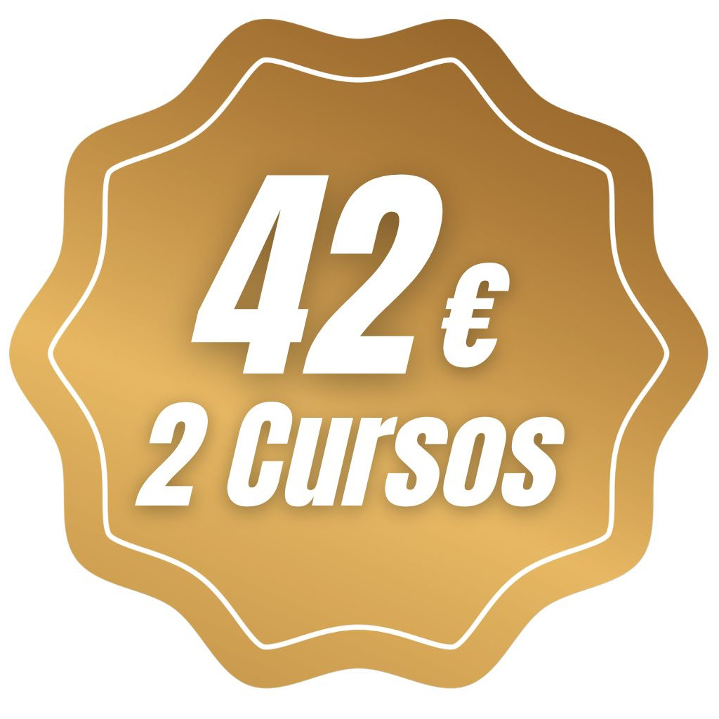 2 CURSOS = 42€
